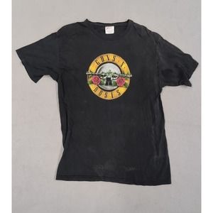 Guns N Roses Shirt Size M Vintage Concert Hanes Heavyweight Tag Black T-Shirt